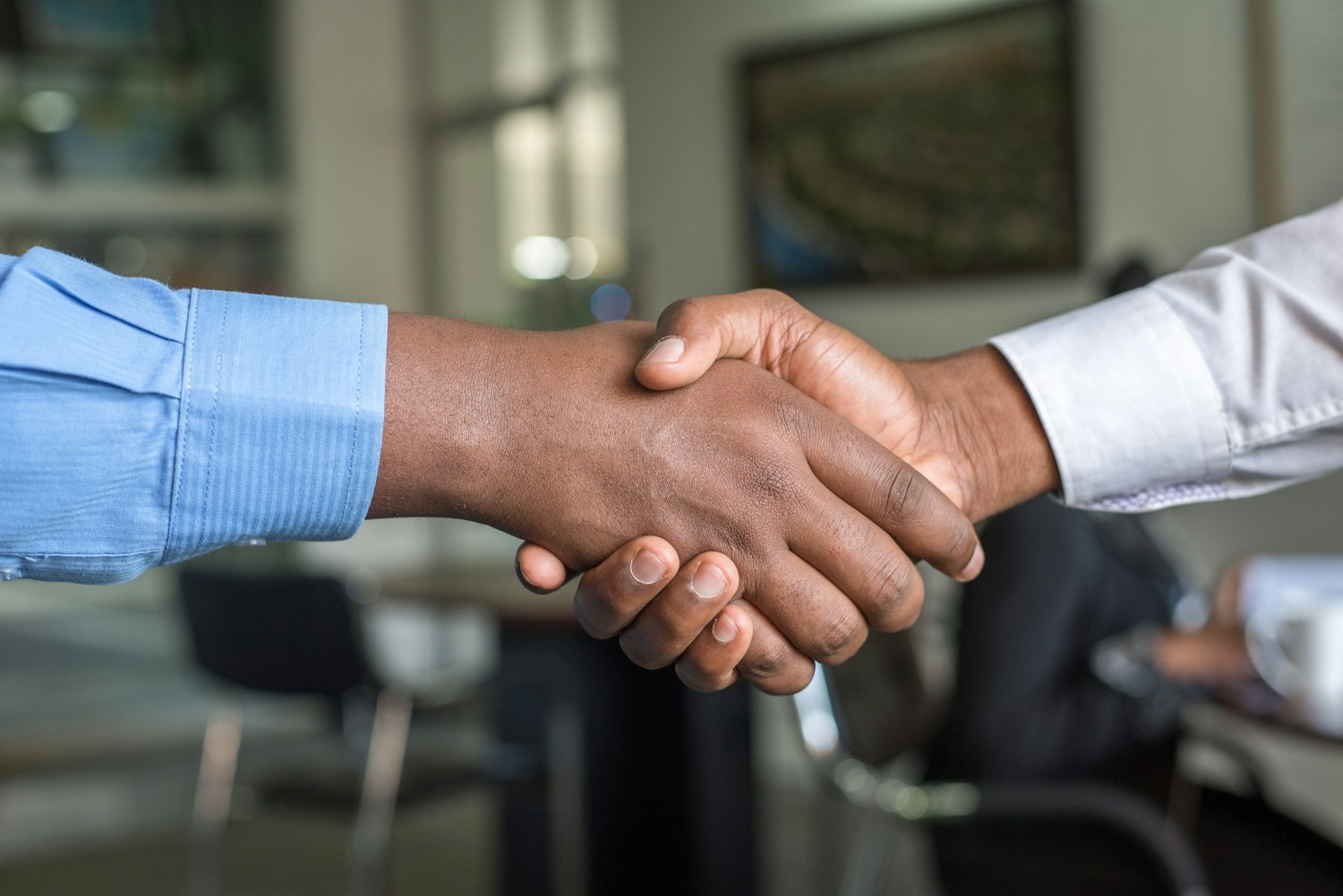 Image of a successful business meeting