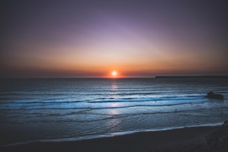 beach sunset photo