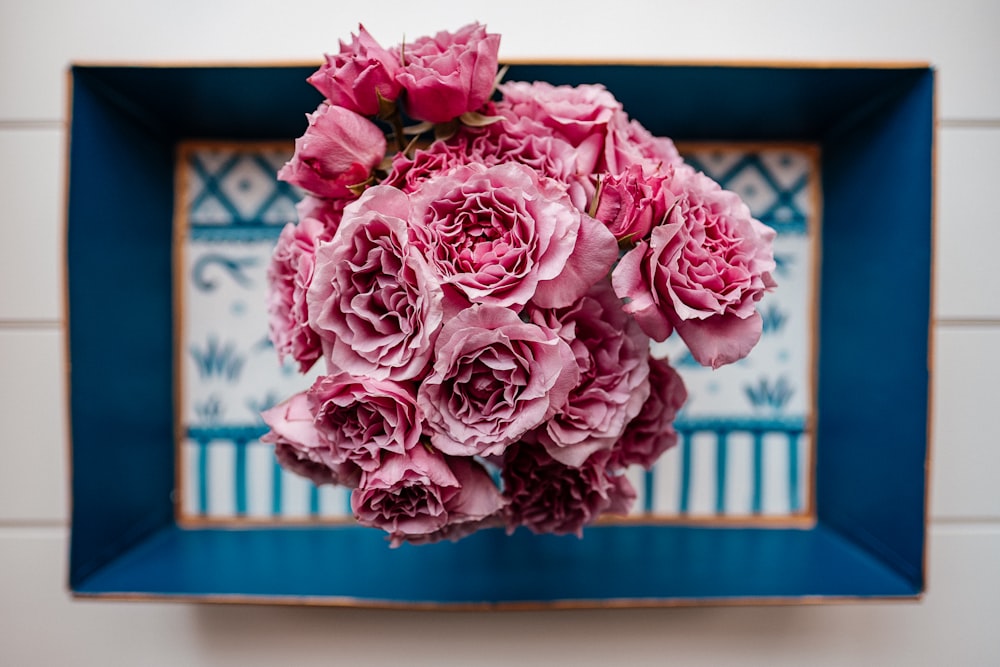 bouquet of pink rose flowers