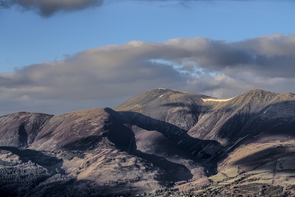 gray mountain during daytime