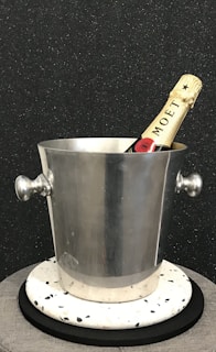 A stylish ice bucket made of high-quality materials.