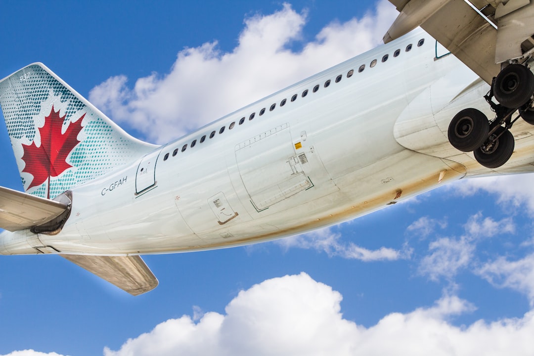 Canadian airlines commercial plane, The Tail End