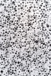 white and gray illustration