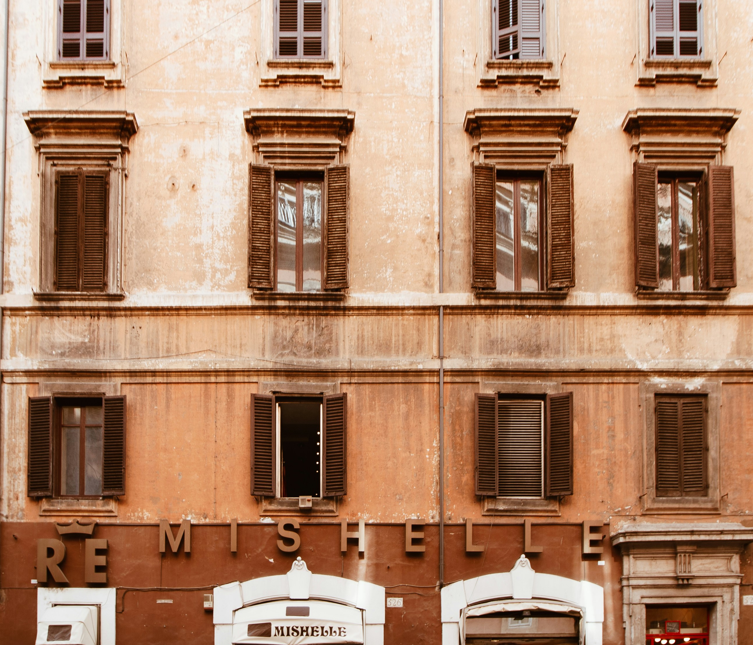 While walking in beautiful Rome.