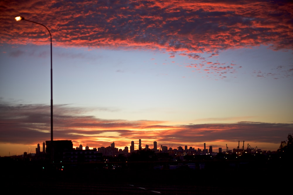 photo of city during sun set