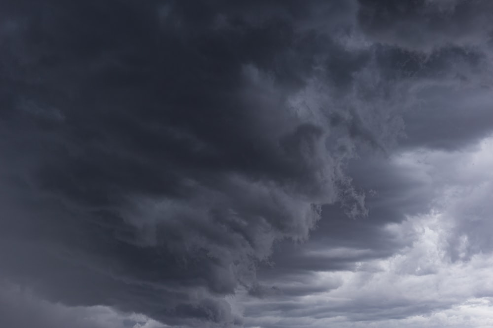 gray cloud formation