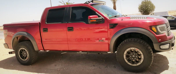 A rugged pickup truck ready for off-road adventures.