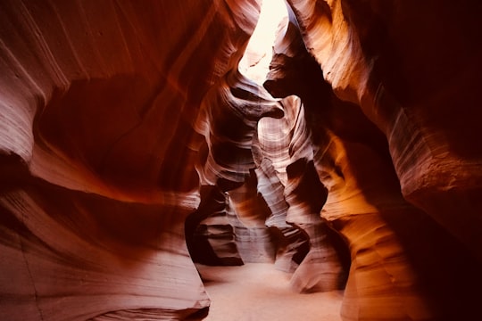 brown cave during daytime in Page United States