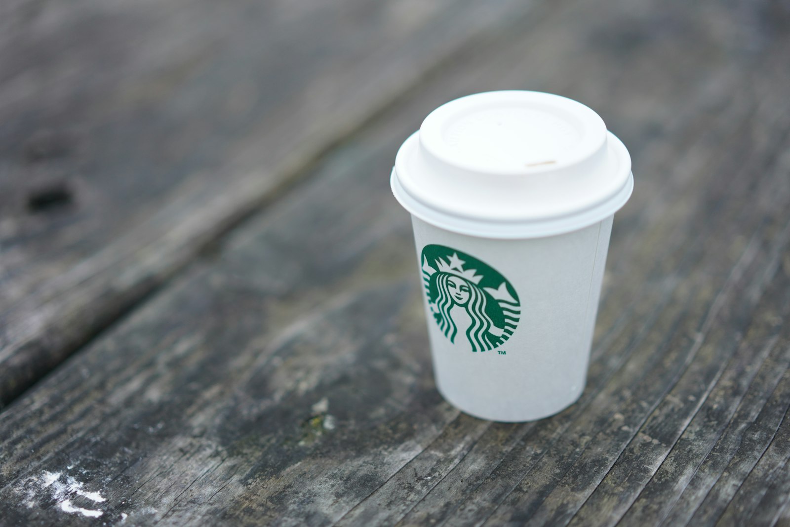 Sony Sonnar T* FE 55mm F1.8 ZA sample photo. White starbucks disposable cup photography