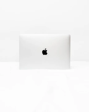 High-resolution photo of a minimalist brand logo on a clean white background.