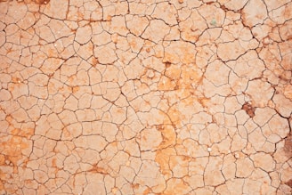 a crack in the ground that looks like it has been cracked