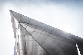 A sleek, modern roof design showcasing clean lines and premium materials