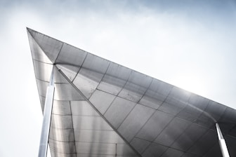 A sleek, modern roof design showcasing clean lines and premium materials