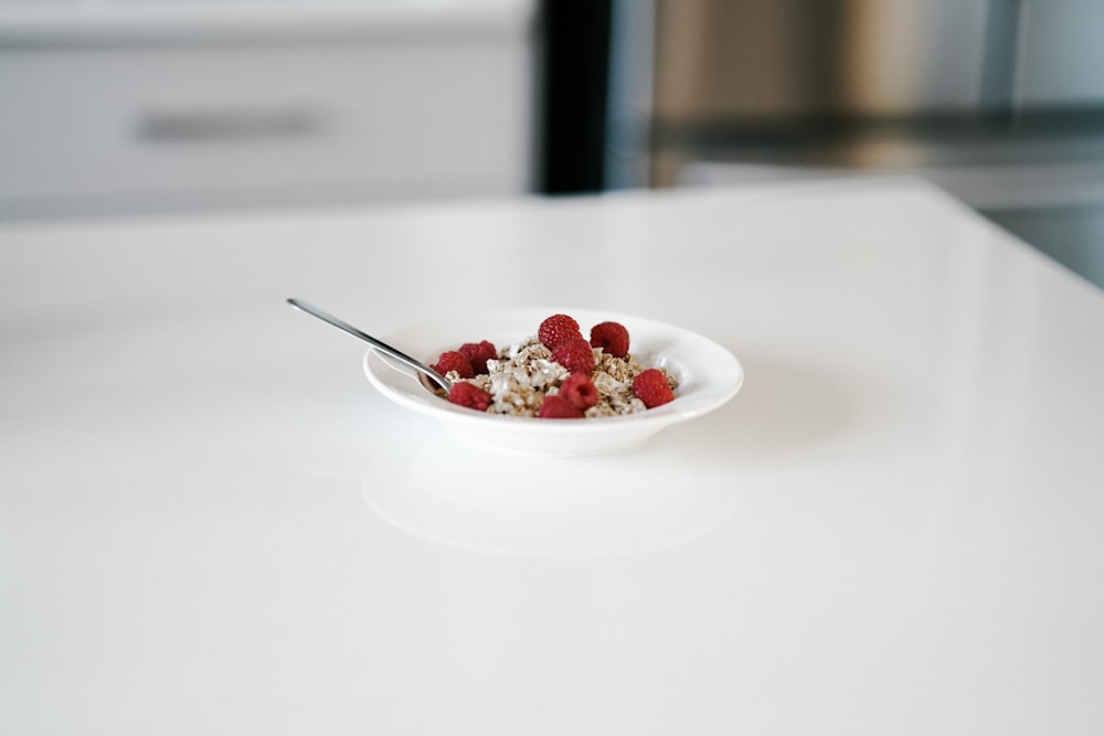 raspberry and cereal