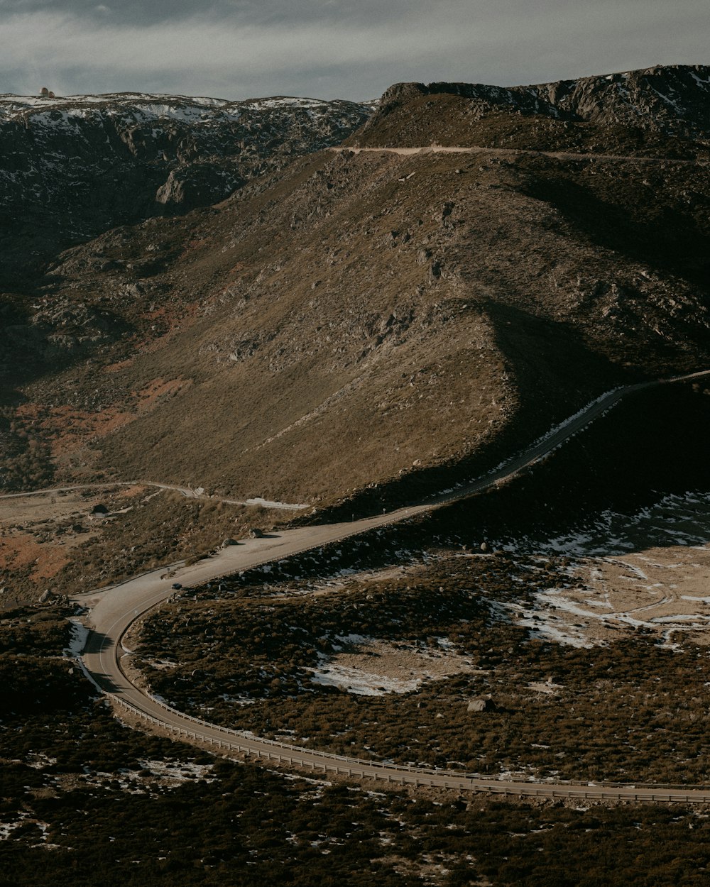 gray hairpin curve