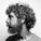 grayscale photo of man