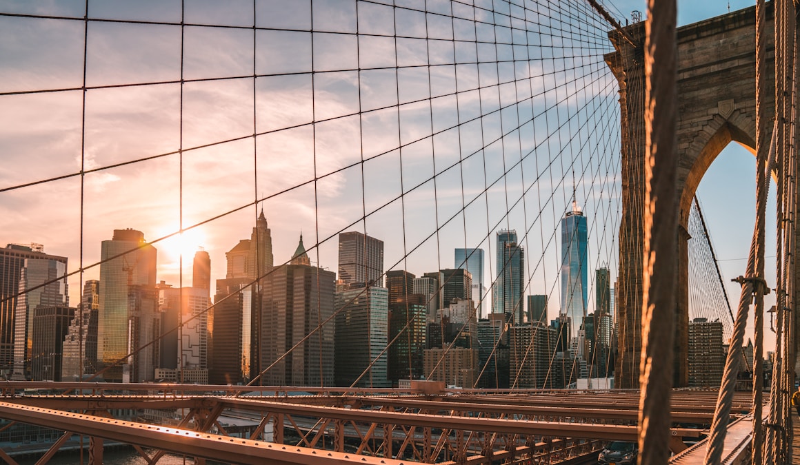 New York City skyline representing the urban financial landscape