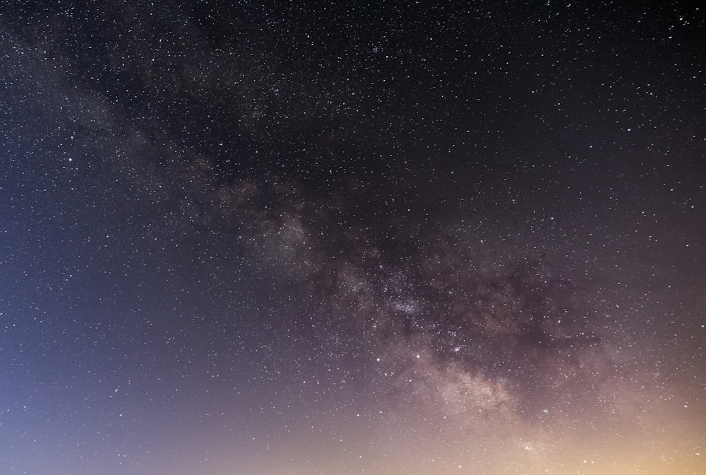 low angle photography of brown nebula