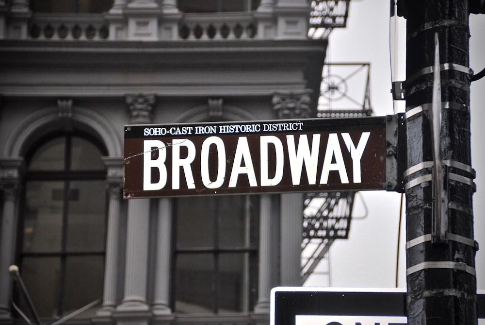 Broadway signboard