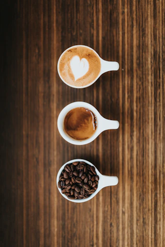 espresso e grãos