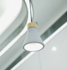 white ceiling lamp