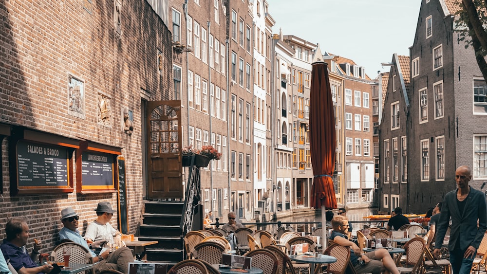 people sitting outdoor