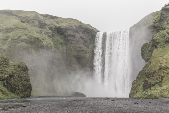 waterfalls photo in Skógafoss Iceland