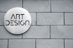 Art Design signage on wall