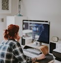 woman browsing on the internet