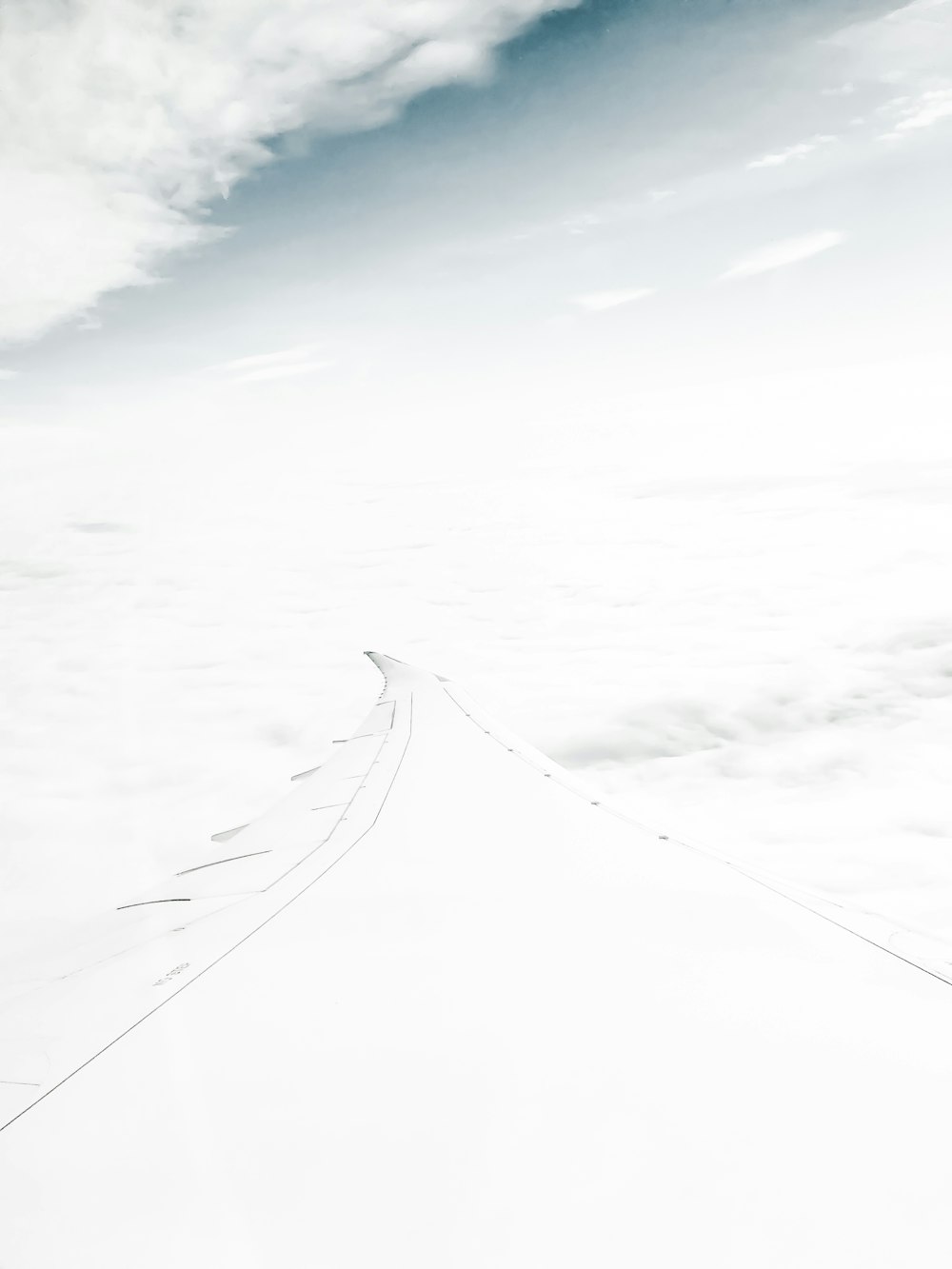 pathway between clouds