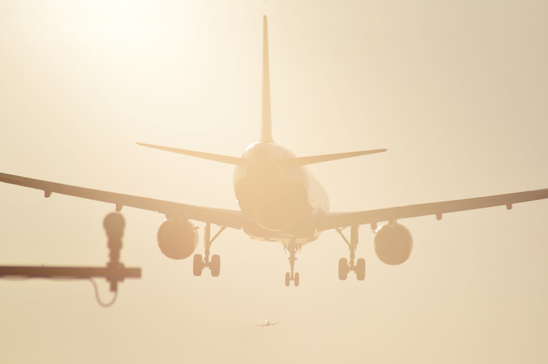 white plane during daytime