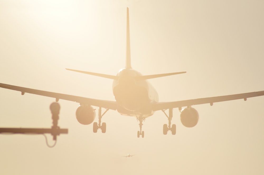 white plane during daytime