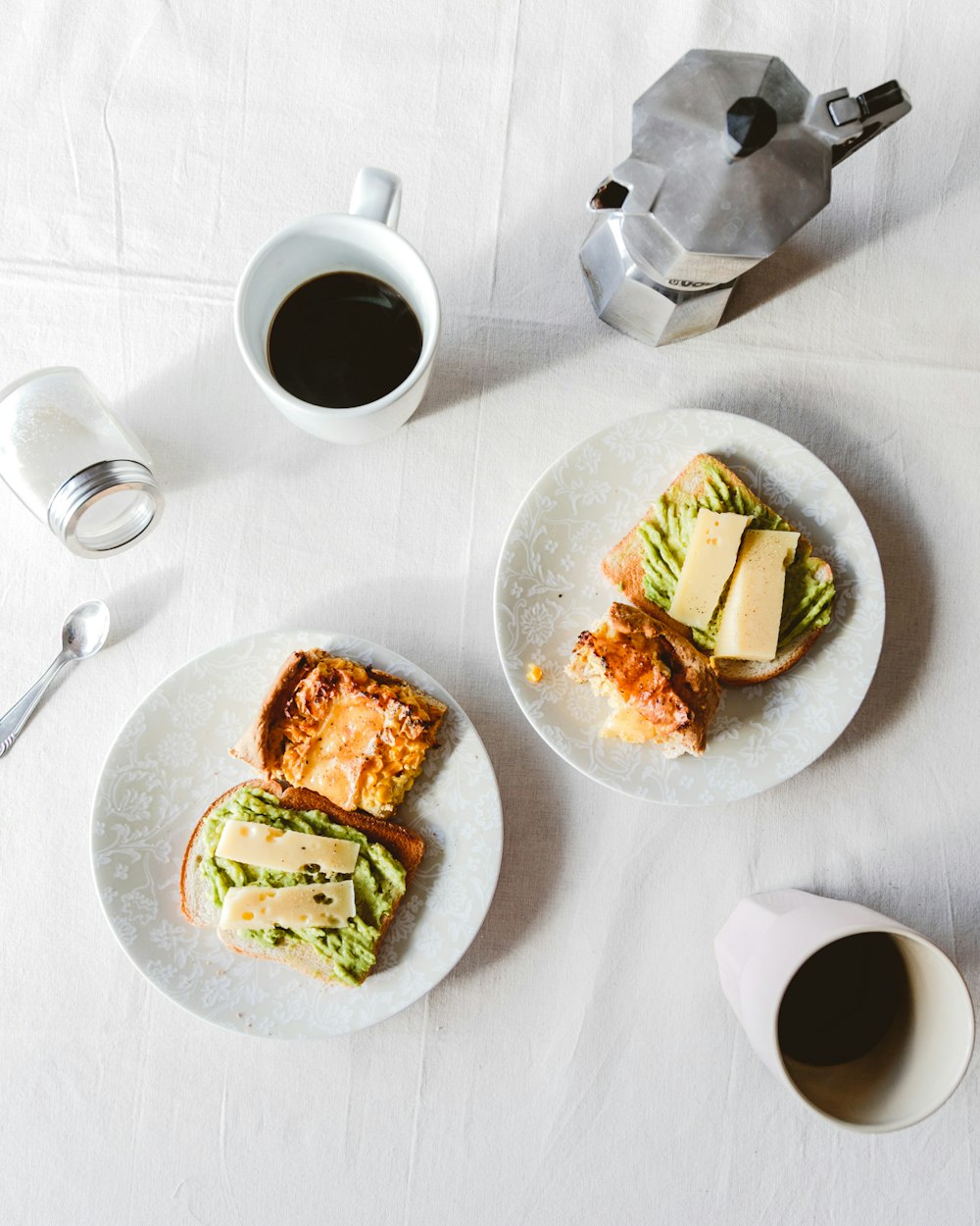 sandwich on white ceramic plate