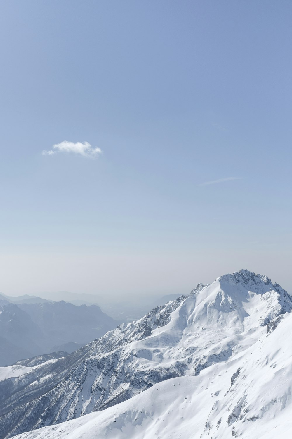 photography of mountain alps