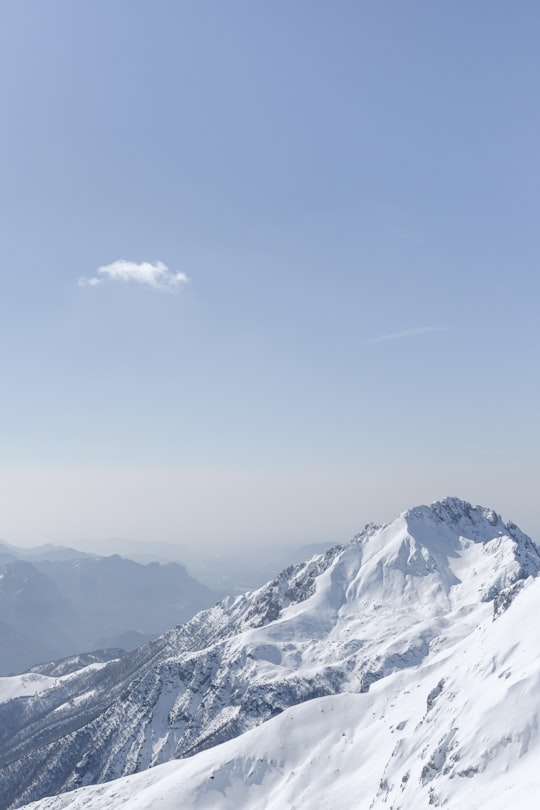 photography of mountain alps in Grignone Italy