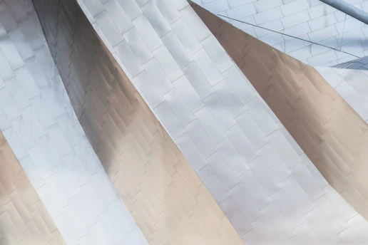 Close-up of modern decorative wall panels with textured surfaces in a stylish interior setting.