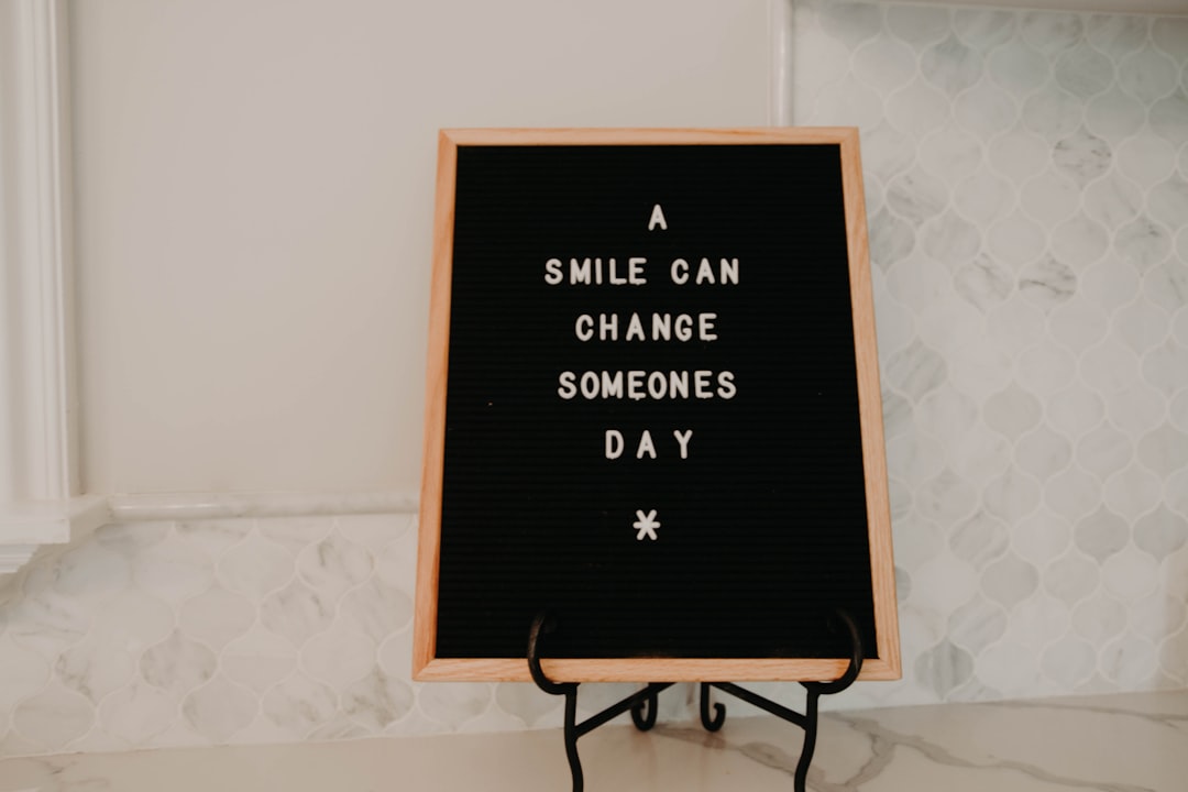 smile… it helps