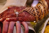 black mendhi tattoo