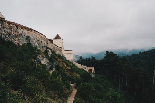 photo of Cetatea Râșnov Hill station near Bucegi Natural Park