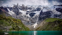 landscape photography of snow covered mountain