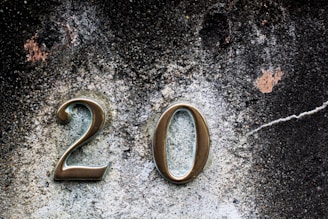 20 number emblem
