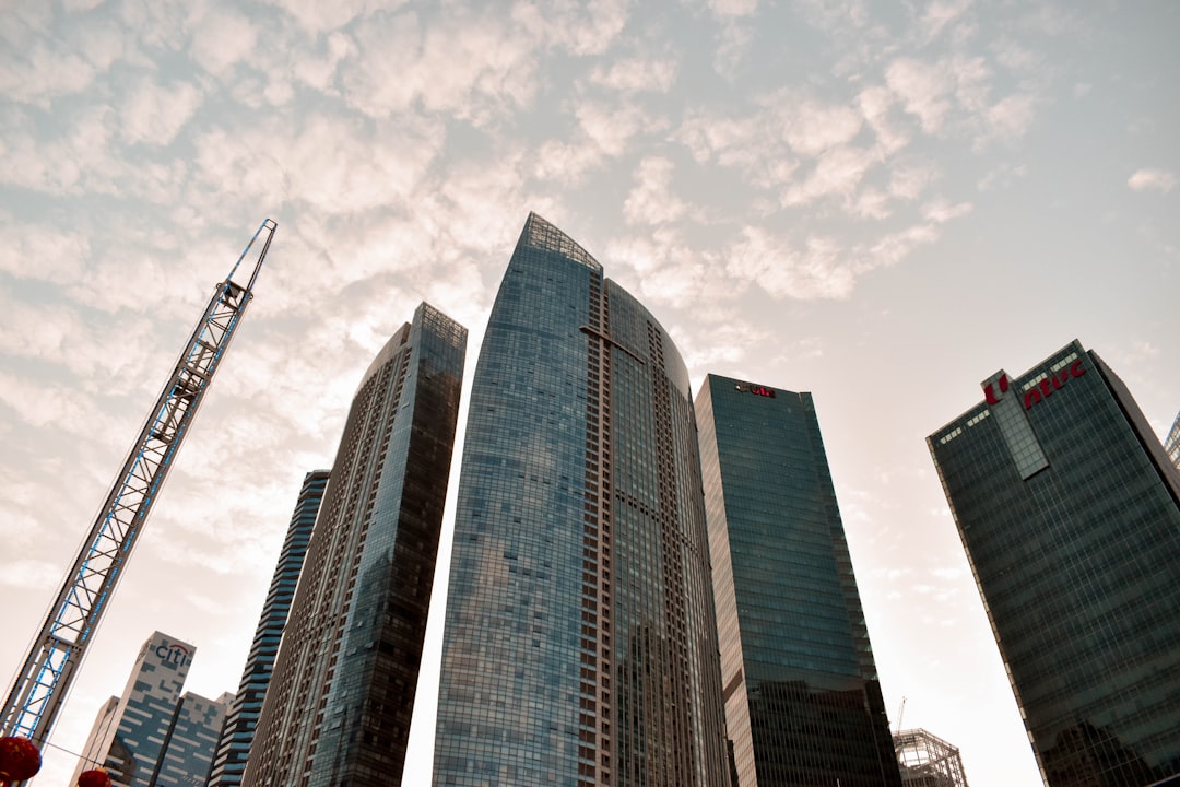 corporate buildings, Look Up