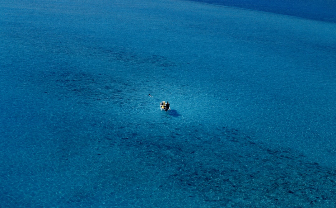 boat in the middle of the sea