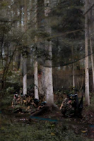 Kids enjoying a lively paintball game, teamwork and smiles all around.