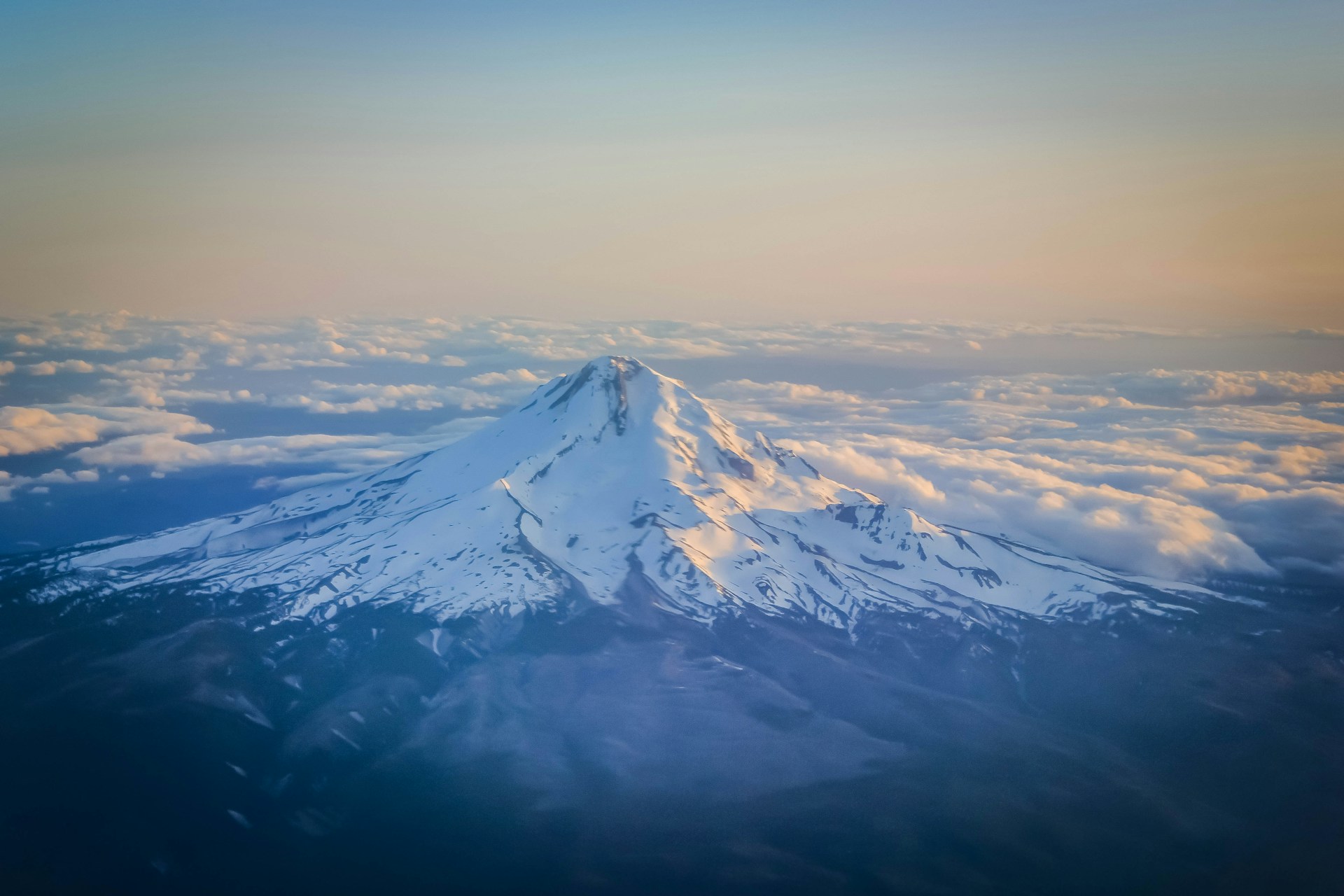 aerial view of Mount Fuji, Japan during daytime