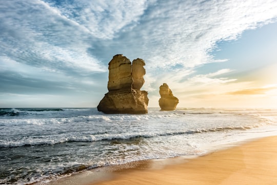 sea under clear blue sky in Gibson Steps Australia