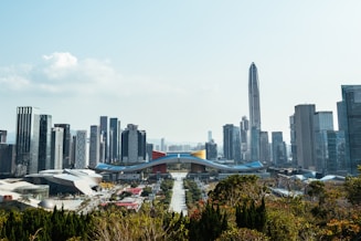 landscape photo of a city skyline