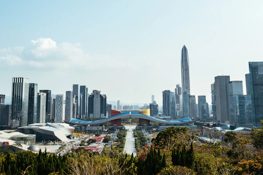 landscape photo of a city skyline