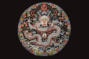 A stunning display of traditional Chinese embroidery work.