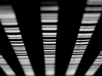 a black and white photo of a metal structure